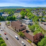 Community landmark in Alloa showing the former police station being redeveloped into Locked Self Storage, preserving local heritage for future generations.